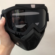 ✥MT-009 Bike Motorcycle Motor Shades Full Shades Mask Goggles Mask Detachable Harley Style Protect P