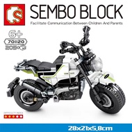 Lego compatible motorcycle for kids Sembo motorcycle building blocks - Corvette Lambo 300