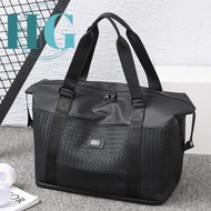 LUCY Bag Woven Leather Bag Sports Travel Large Waterproof Cabin / Fitness Bag Gym Cabin Bag Hand Car