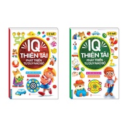 Book - Combo 2c-IQ genius develops brain thinking 1-2 years old & Genius IQ develops brain thinking 