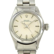 二手ROLEXLady Date 手錶，編號 7，6517，不鏽鋼，自動，銀色錶盤，女士款。