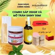 Combo Triệt Lông Sáp Wax + Mỡ Trăn Shiny Handmade (Tặng Kèm Dụng Cụ)