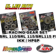 IKK HPSP RACING GEAR SET YAMAHA LAGENDA SRL 110 SRL115 SRL 115 FI 1ST 2ND 4TH 32T 17T 23T R 36T R-18