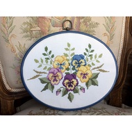 19th Century Denmark Handmade Cross Stitch Ornaments 523180