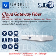Ubiquiti Cloud Gateway Fiber (UCG-Fiber) | 10G Router | WiFi 6 | SD-WAN | 4x 2.5G LAN | PoE+ | 1 Yea