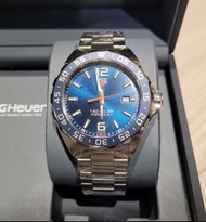 (100%全新)TAG Heuer 泰格豪雅 Formula 1 Quartz 43mm 藍色石英機芯鋼帶錶(保養至27年11月)