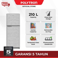 POLYTRON Kulkas 2 Pintu Belleza 210 liter PRM 21CMS