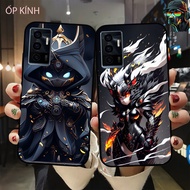 Vivo v23e / vivo v23 5g glass phone case, cool vip powerful super robot case