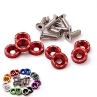 D1 Spec 8 Pcs/Bag  Engine Bumpers Fender Washers Bolt Screw Fit for Honda Civic EK EP AP DC2 DC5
