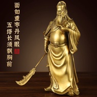 ST/💛Mingen Guan Gong Fortuna Statue Guan Gong Decoration Copper Guan Gong God of War and Wealth Household Guan Gong Copp