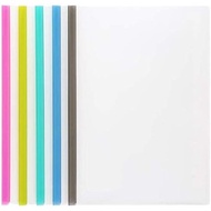 File Folder Clear Sliding Bar Report Covers with U-Type Sliding Bar (40 Sheet Capacity), Office Scho