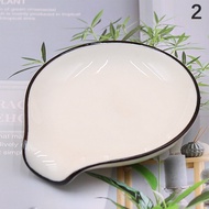 Multipurpose Ceramic Spoon Rest Pad White Spoon Holder Spoon Holder Kitchen Utensils Tableware Spoon