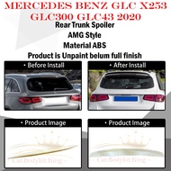 MERCEDES BENZ GLC X253 GLC300 GLC43 2020 AMG STYLE CAR SPOILER REAR SPOILER DUCKTAIL-MATERIAL ABS BO