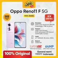 Oppo Reno 11 F 5G  ( Ram 8/256GB ) - Garansi Resmi 