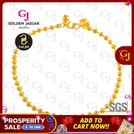 GJ Jewellery Emas Korea Emas Bangkok Fashion 4.5 Bulan Sabit I Anklet   24K Gold Plated
