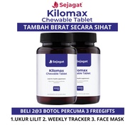 SEJAGAT KILOMAX (60 Tablet) Original Protein Weight Mass Gain, Tambah Berat Badan, Weight gain, Kilo