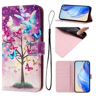 Luxury Casing for Samsung Galaxy S24 FE Plus Ultra fall-proof stand-style card slot wallet PU leathe