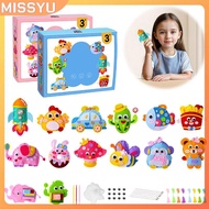 MISSYU DIY Doll Sewing Toys, Sewing Kit For Kids, Sewing Kit For Beginners, Handmade Kids Sewing Cra