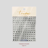 Tomoni emboss nail sticker 5D nail art sticker premium type 8