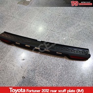 กันรอยท้าย กันรอยกันชนท้าย Fortuner 2012 2013 2014 หน้าแชมป์ สีดำ U