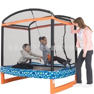 Trampoline Household Baby Swing Trampoline Indoor and Outdoor Kindergarten Protecting Net Trampoline Bouncing Bed Rub Be