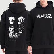 New in Hoodies & Sweatshirts Unisex Coats Anime Sweats Punk Clothes Gorillaz Print Hoodie Fashion Ho