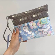 LeSportsac Cinnamoroll Design Water-resistant Wristlet Pouch Handphone Bag