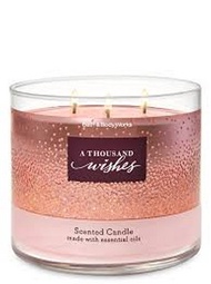 🔥In Stock🔥 | 💯% Authentic | ✨Lowest Price✨ Bath And Body Works A Thousand Wishes 3-Wick Candle