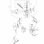 Right rearview mirror bracket Freego Free go Fazzio Mio Gear B5D-F5867-00 original Yamaha YGPOrigina