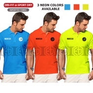 Neon Color Logo Sparco T Shirt Polo Dry Fit Racing Motorsport Motorcross Bike Baju Kolar Sulam T-SHI