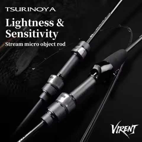 TSURINOYA Trout Fishing Rod Weight 61g VIRENT 1.8m 1.95m 2.10m UL L Action RF SIC Guide Tubualr Tip 