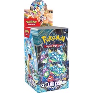 Pokemon TCG Scarlet & Violet Booster Box SV08 Surging Sparks | Stellar Crown | Temporal Forces | Pal