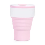 YIDIA Silicone Folding Coffee Cup 375ml with Lid Portable Travel Tumbler Water Bottle Reusable Colla
