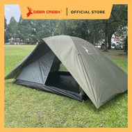 Deer Creek 6 Person Double Layer Dome Tent Army Green