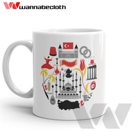 Turkish Istanbul Glass Istanbul Turkish Mug Gift Gift Souvenir Istanbul Turkey Turkey Art v6