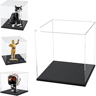 3 mm Thick Clear Acrylic Display Case, Thick Base, Dustproof, for Collectibles, Lego 21341 43247 103