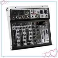 [meteor2] Portable Audio Mixer Sound Mixer DSP Sound Board Digital Mixing for DJ Studio Guitar Gaming