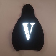 Vlone hoodie 反光衛衣 加絨連帽衛衣男女同款