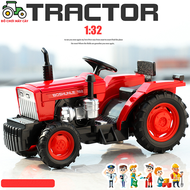 Máy kéo 55 HP – Ca bô vuông - Chạy trớn có đèn pha nổ máy bằng kim loại xe máy cày đồ chơi xe nông t