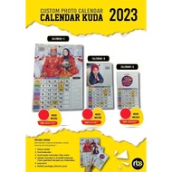 Custom gambar sendiri Kalendar kuda 2023