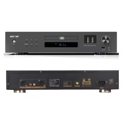 Home Hi-Fi CD Player Bluetooth 5.2 with Dual 6S6 Tubes Audiophile CD Player DTS HDCD Lossless Decodi