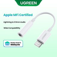 UGREEN MFi Lightning to 3.5mm Jack AUX Cable compatible for iPhone13/12/11/7/8 plus XR Xs MAX