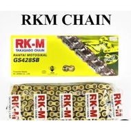 428H 428 H ( GS428SB ) RKM RK-M GOLD CHAIN / SPROCKET CHAIN 120L 132L