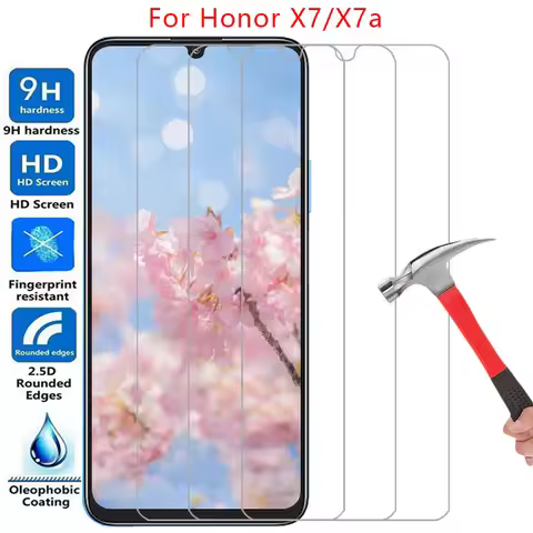 phone case for huawei honor x7 x7a tempered glass on honorx7 honorx7a x 7 a 7a 7x xa7 7xa a7x ax7 ba