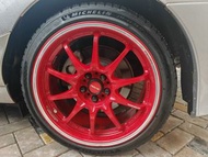 正廠Rays CE28, 17吋， 5x100, 8JJ, ET38