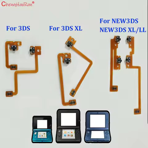 A Pair Left And Right Ribbon Cable For 3DS LR Ribbon Cable Button Ribbon Cable 3DSLL Shoulder Key Ri