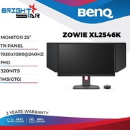 BENQ 25" BENQ ZOWIE XL2546K GAMING MONITOR / 24.5" TN / 1920x1080@240HZ FHD / 320NITS / 1MS(GTG) /