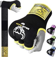 BEAST RAGE Boxing Wraps Hand Gel Gloves MMA 75cm Long Wrap Padded Elasticated Quick Boxing Punching 