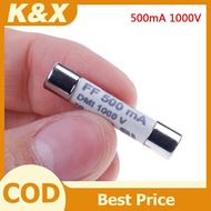 K&X 1Pc FF 0.5A 500mA 1000V dmi fuse for multimeter F15B F17B F18B 6.3x32mm New