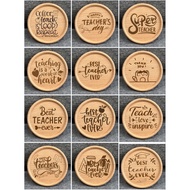 Customised Teacher's Day Wood Coaster